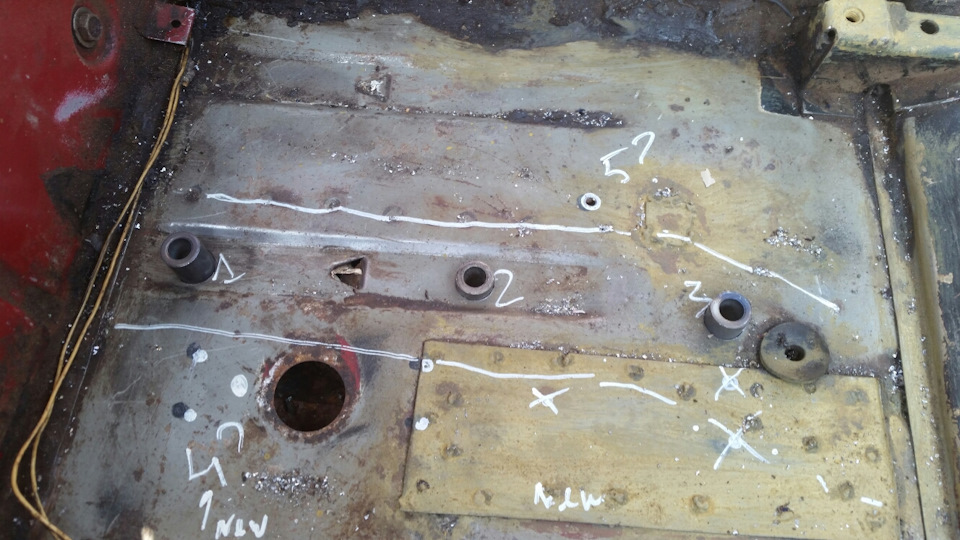 Установка лебедки в базу нивы — часть 0.5 – Ввариваем втулки в ...