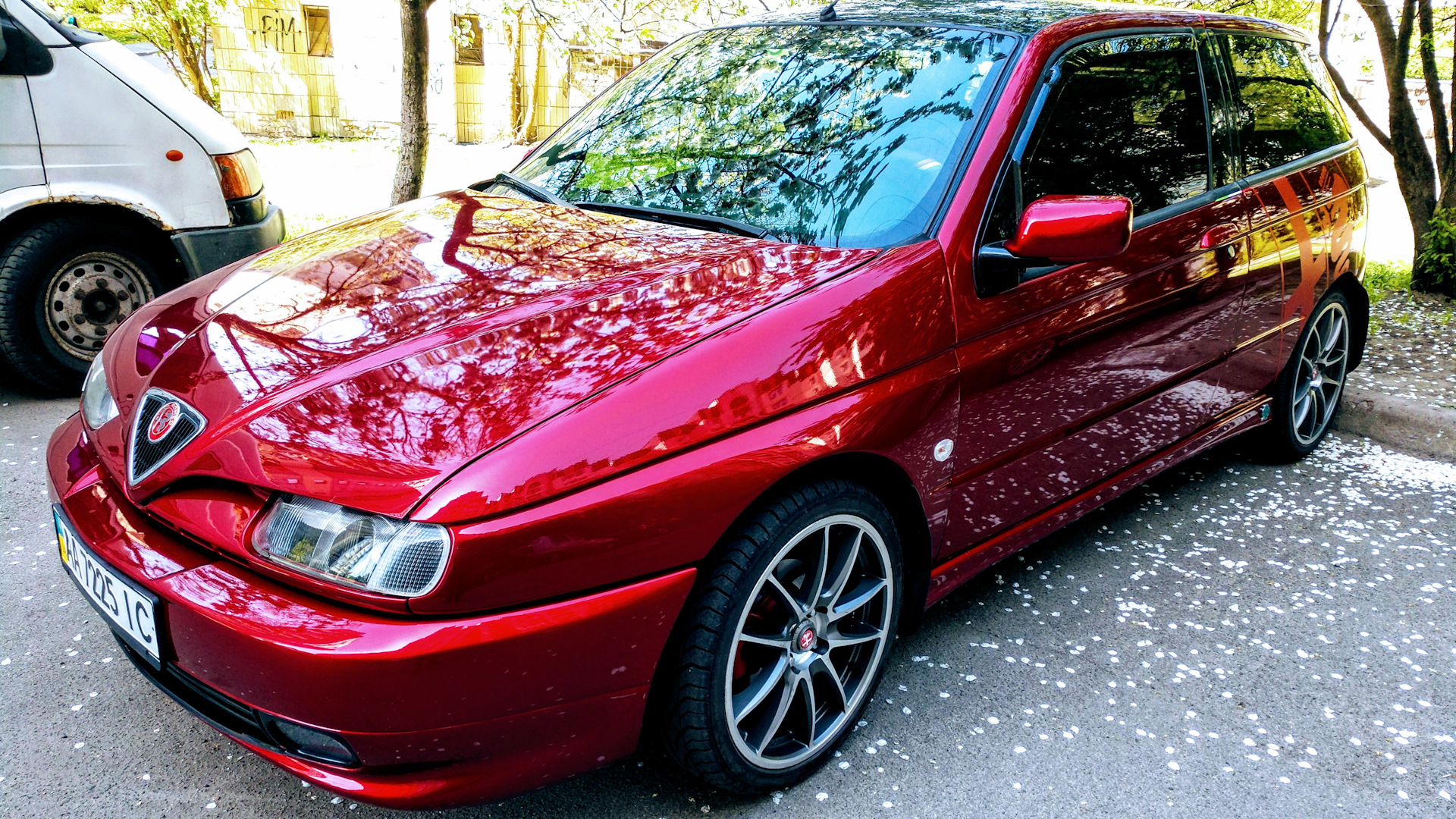 Alfa Romeo 145 1.6 бензиновый 1995 | Boxer Diavolo Rosso на DRIVE2