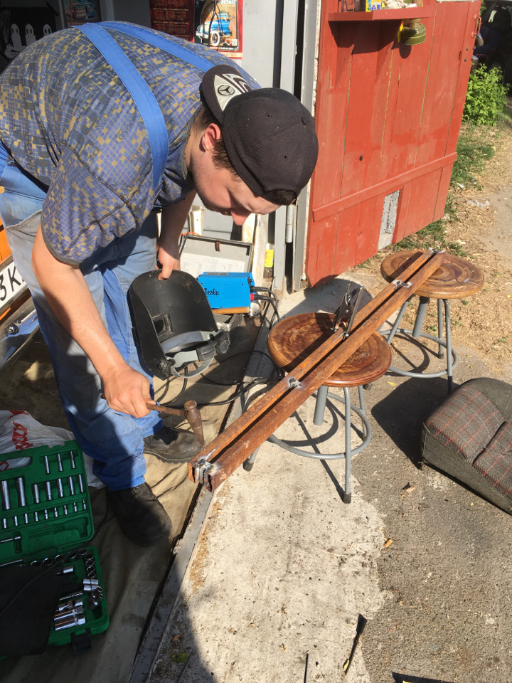 Траверса для вывешивания двигателя — начало — DRIVE2