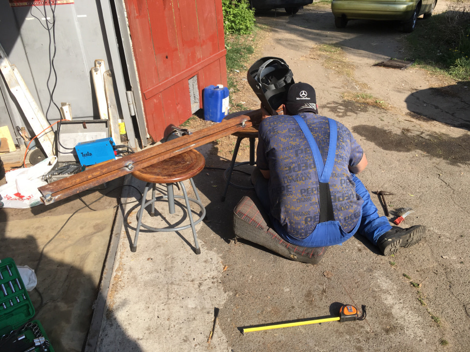 Траверса для вывешивания двигателя — начало — DRIVE2