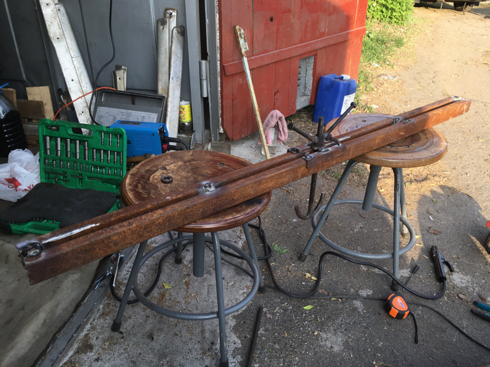 Траверса для вывешивания двигателя — начало — DRIVE2