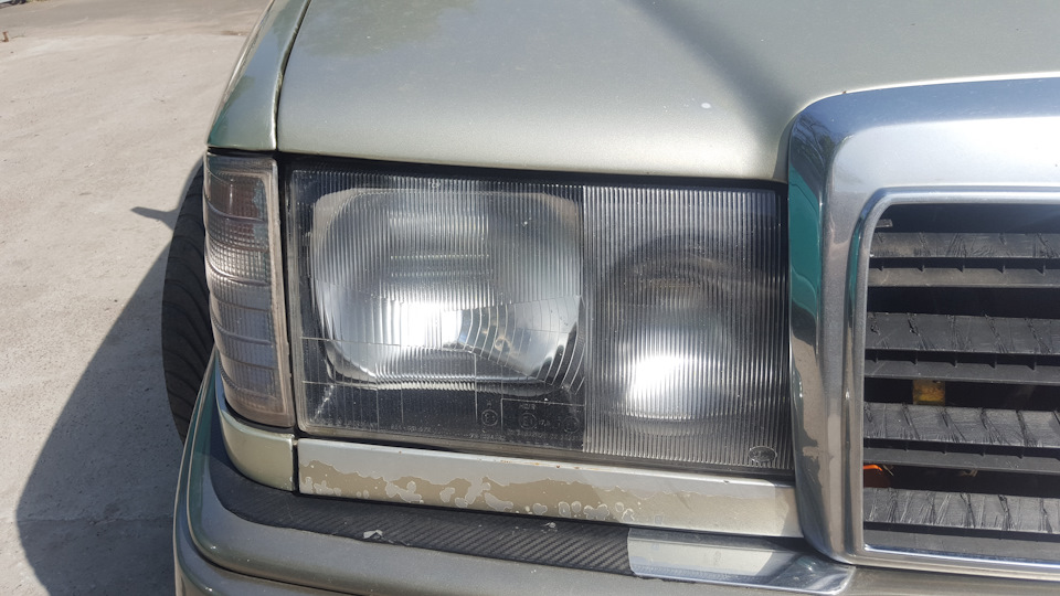 Обновил фары — Mercedes-Benz E-Class (W124), 3 л, 1986 года | стайлинг ...