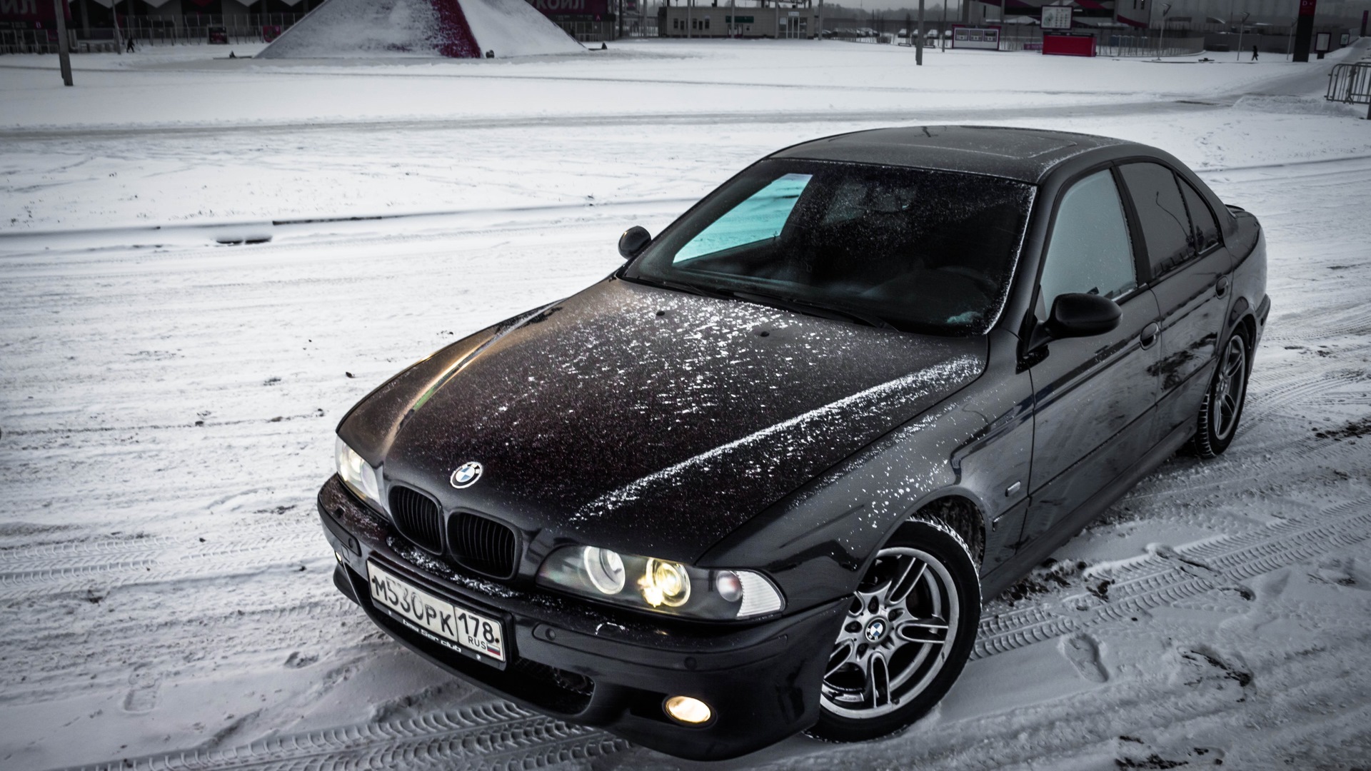 BMW e39 зима