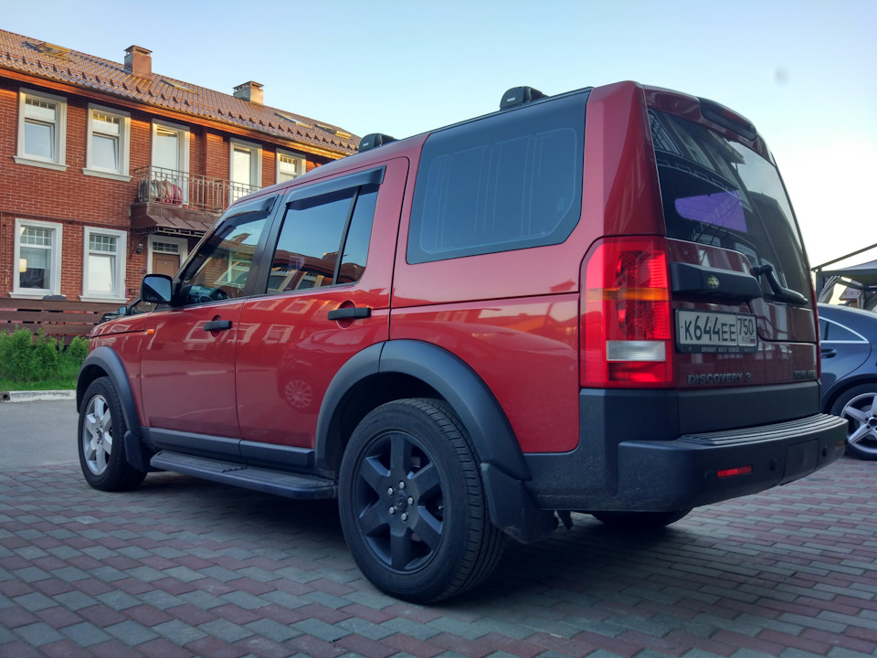 Шиномонтаж, трещина на диске — Land Rover Discovery III, 2,7 л, 2007 ...