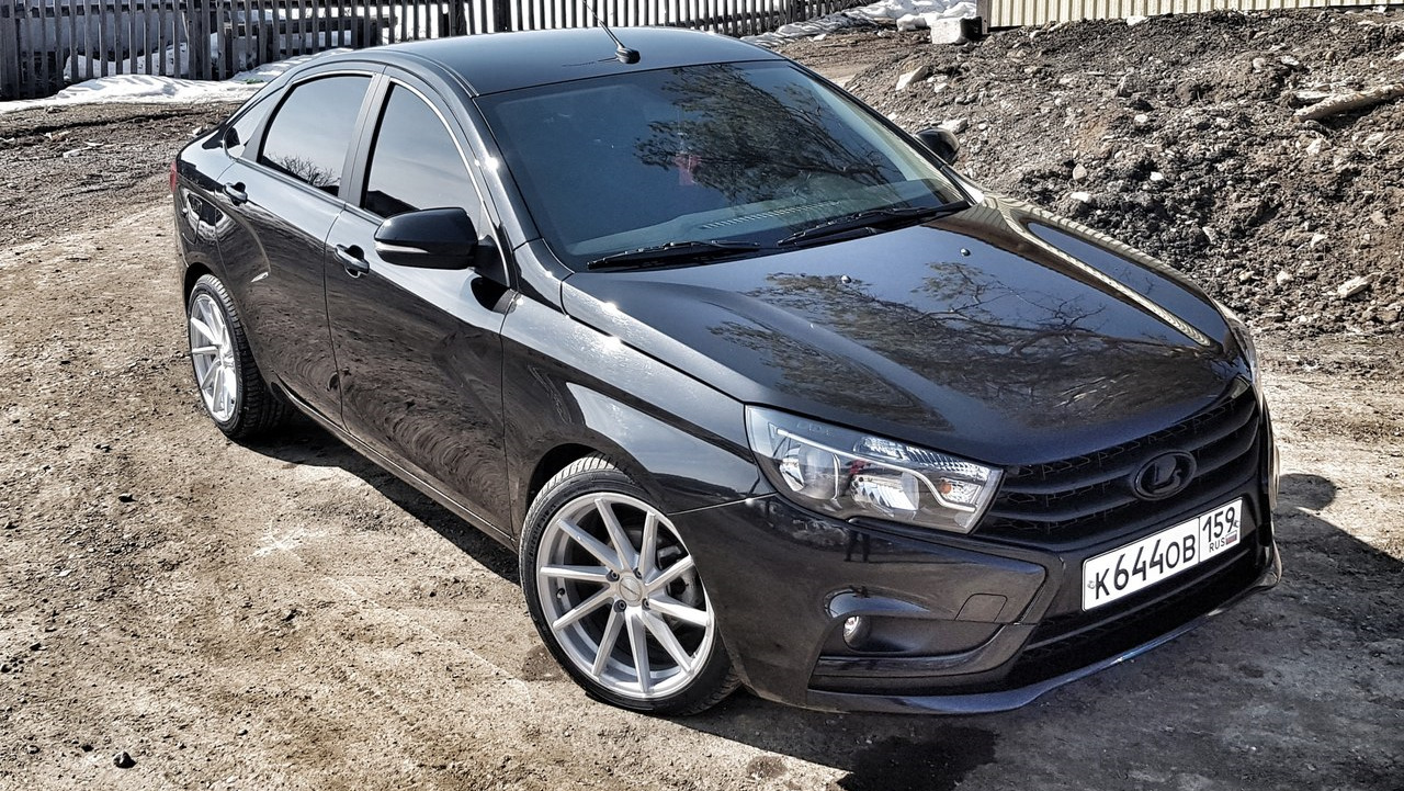 Lada Vesta 1.6 бензиновый 2016 | #ComfortMultimedia Black на DRIVE2