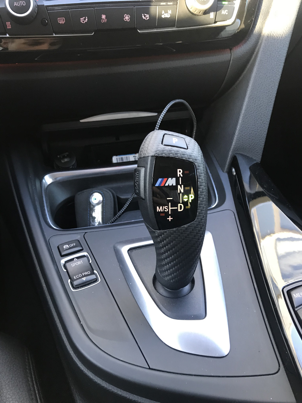 Накладка селектора АКПП M perfomance — BMW 3 series (F30), 2 л, 2013 ...