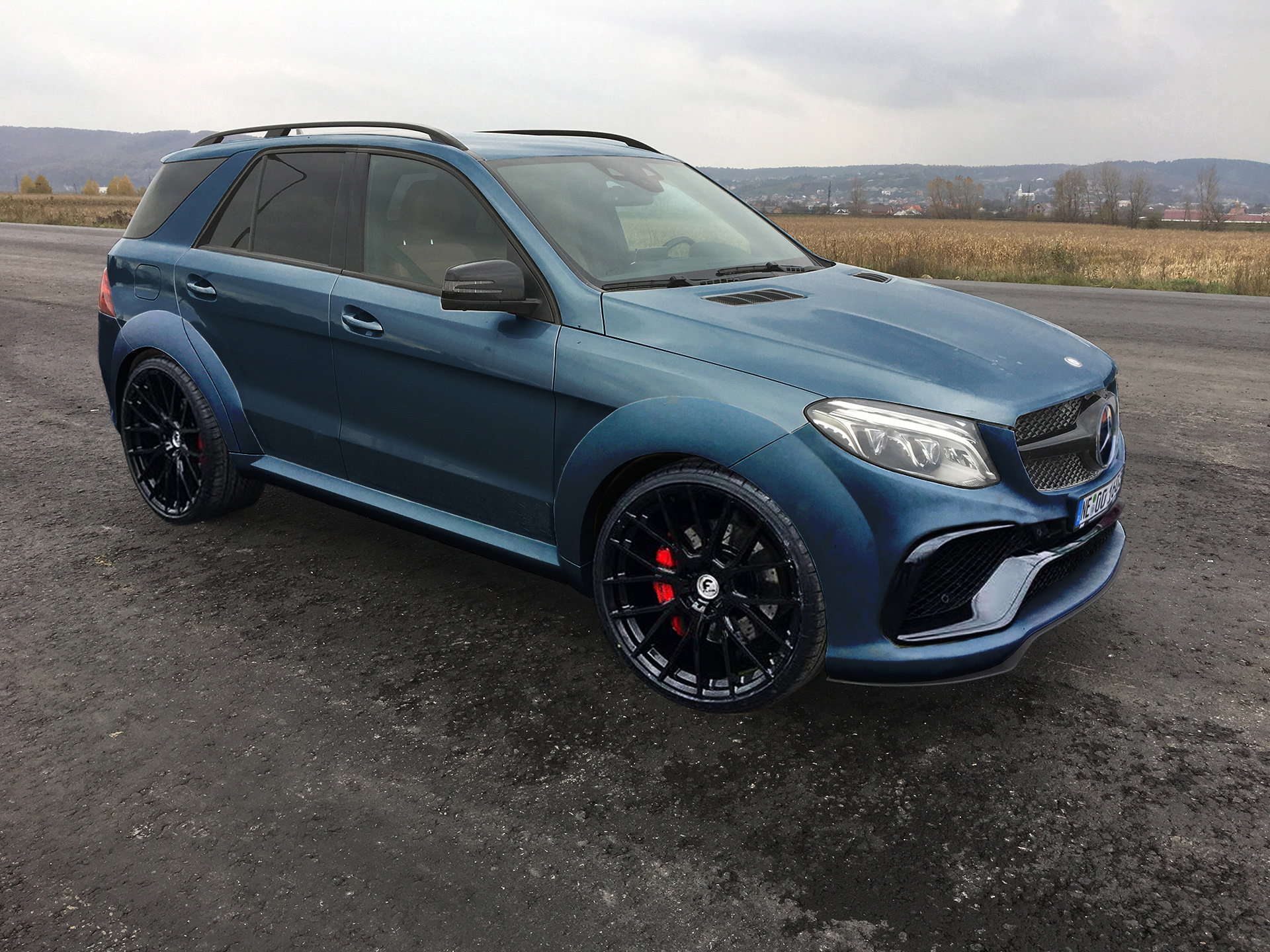 Мерседес GLE 166 AMG обвес