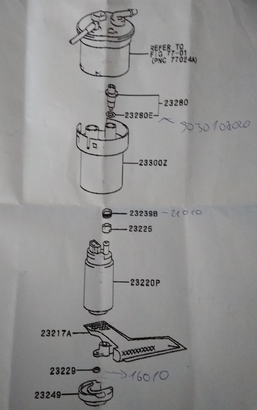 Замена уплотнительных резинок в топливном фильтре — Toyota Celica (230 ...