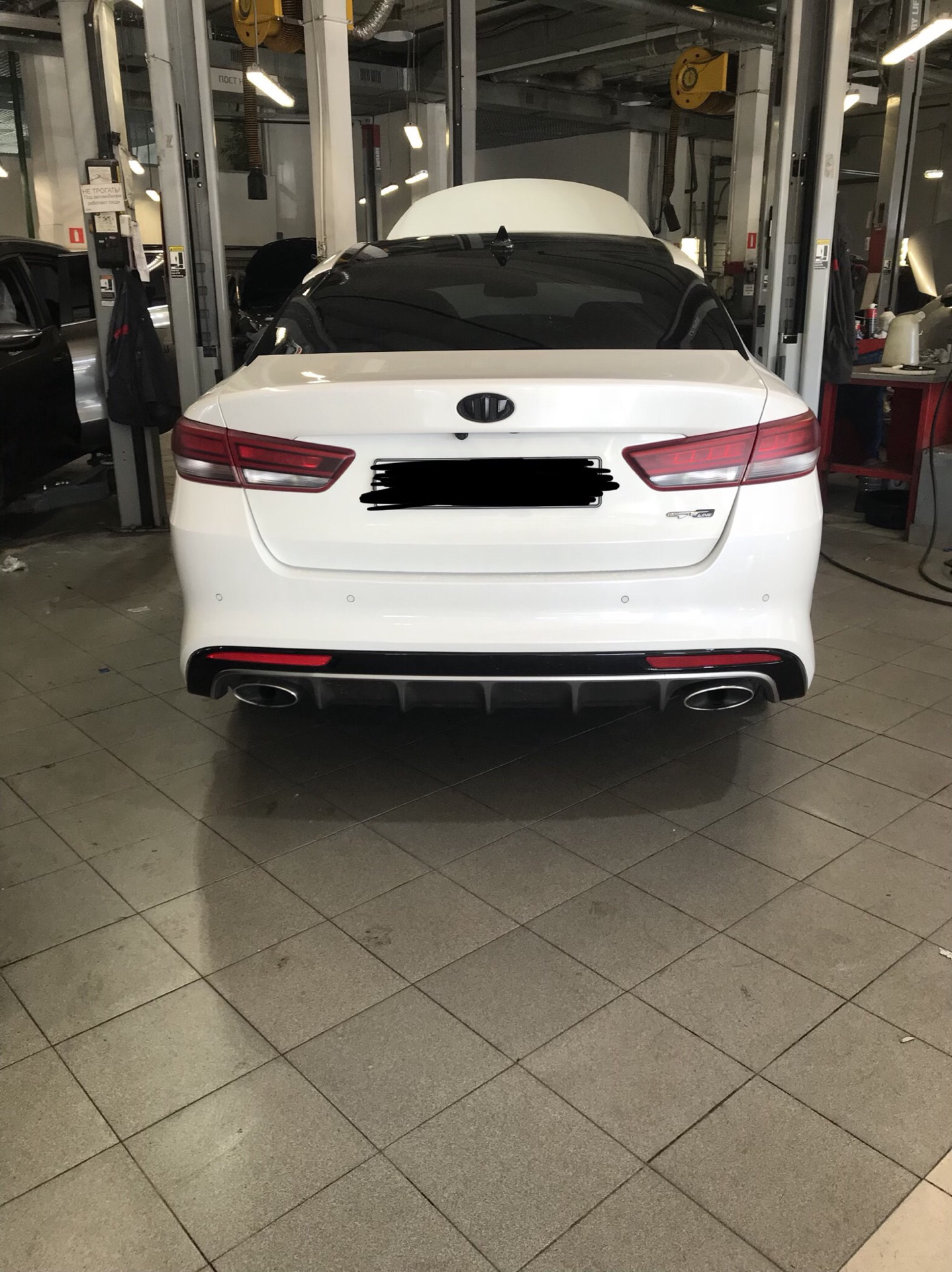 Сейчас Kia Optima на мойки