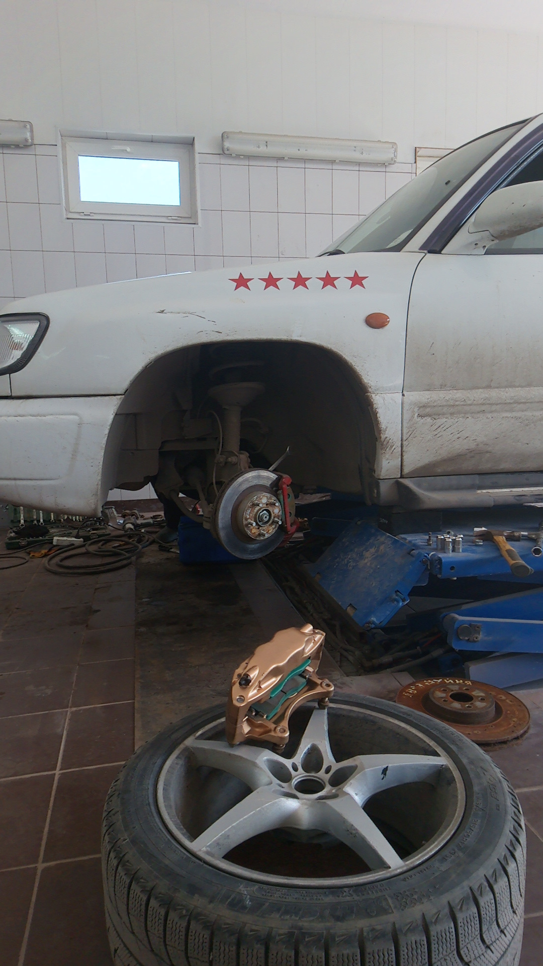Какие тормозные диски под супорта BREMBO? — Subaru Forester (SF), 2 л ...