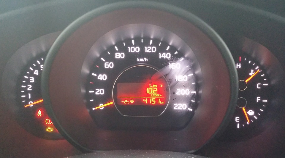 Зимний расход топлива — KIA Soul (2G), 1,6 л., 2014 года | заправка ...