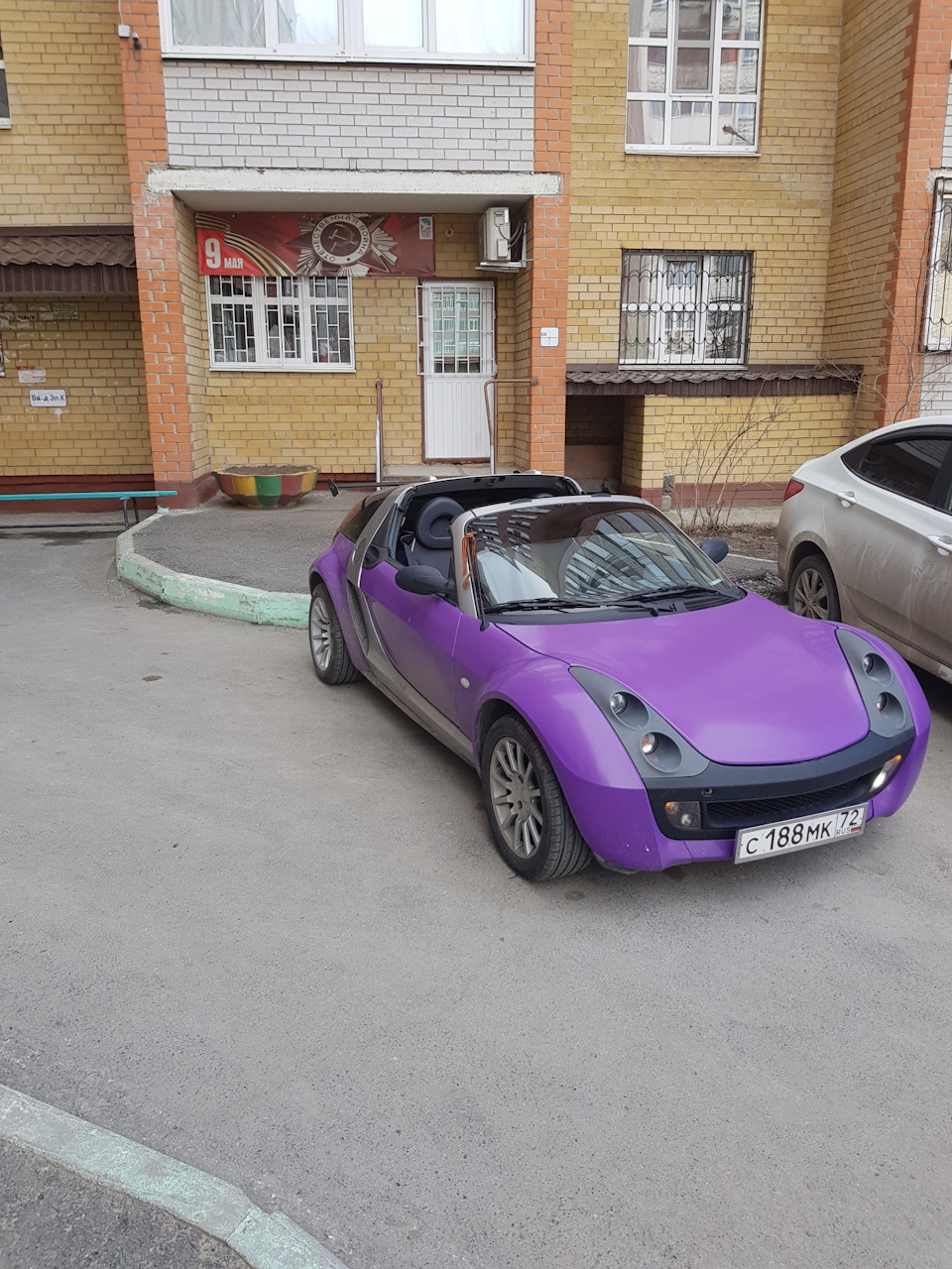 Всех поздравляю с днем победы! — Smart Roadster, 0,7 л, 2003 года |  покатушки | DRIVE2