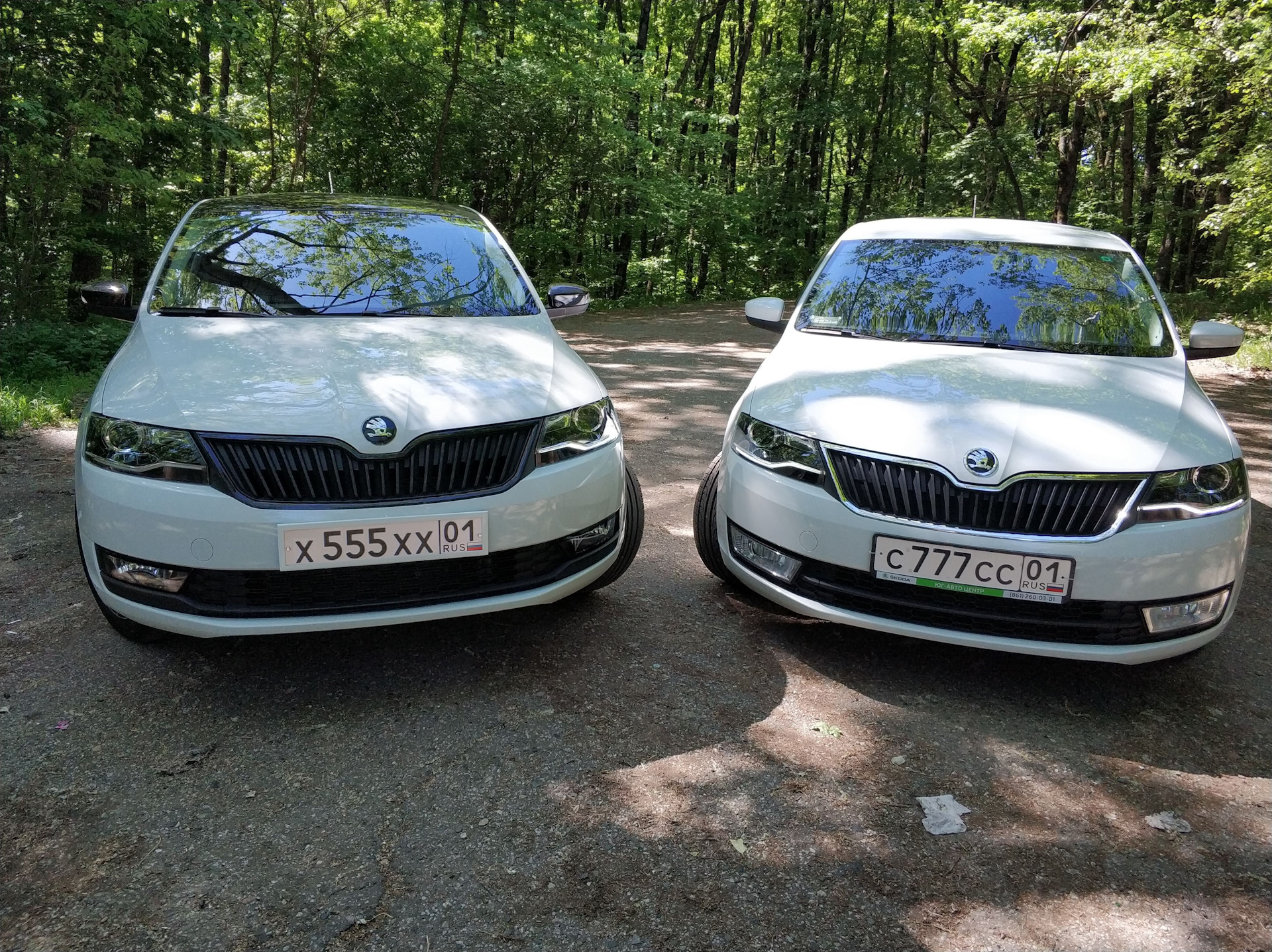 Адыгея. Весна. Два рапида — Skoda Rapid (1G), 1,6 л, 2017 года | фотография  | DRIVE2