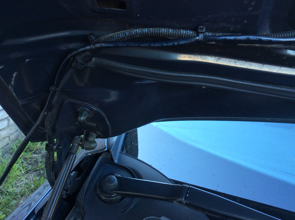 Так же коряво как на заводе ФоМоКо выводим все провода под капот ))) — Ford Focus Hatchback III