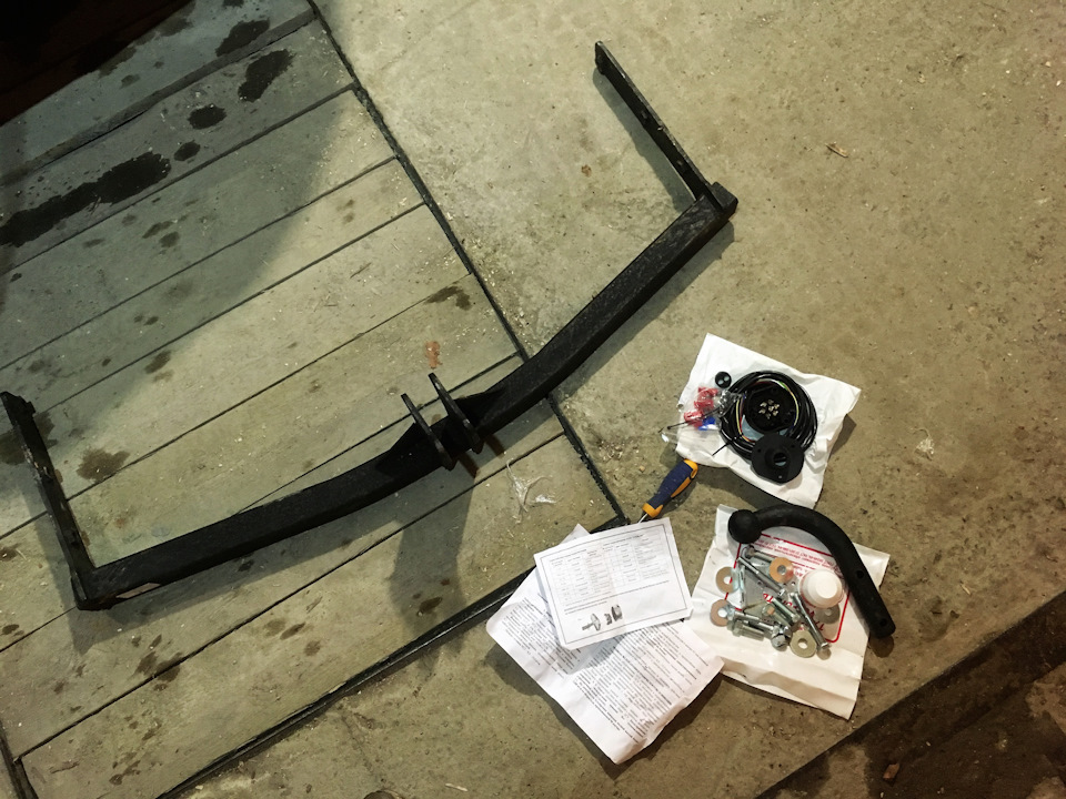 Установка фаркопа фирмы "ТРЕЙЛЕР" — Great Wall Hover, 2,4 л, 2012 года ...