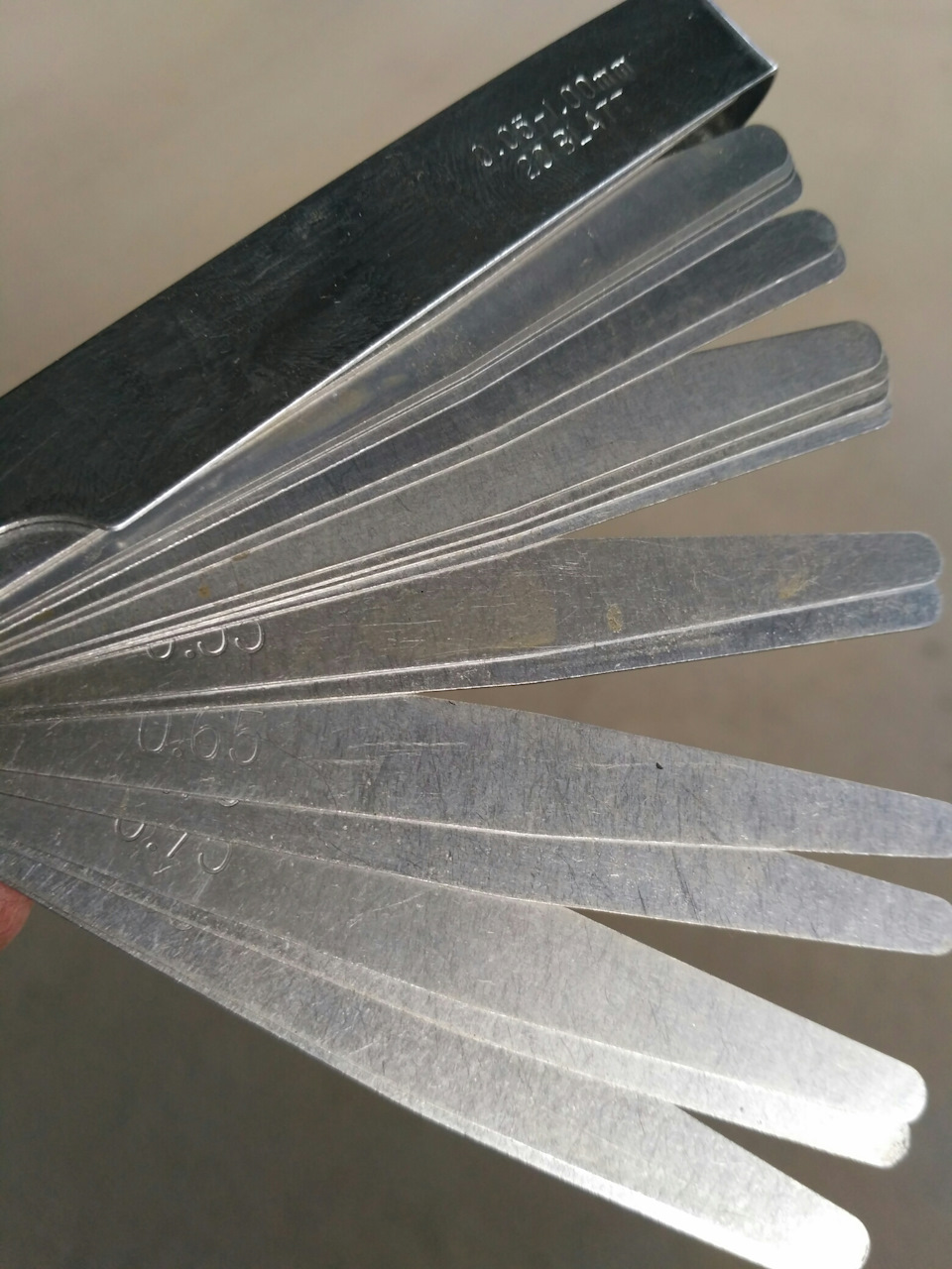 AI060020 JONNESWAY Набор щупов 0,05-1,0мм 20пр JONNESWAY | Запчасти на ...