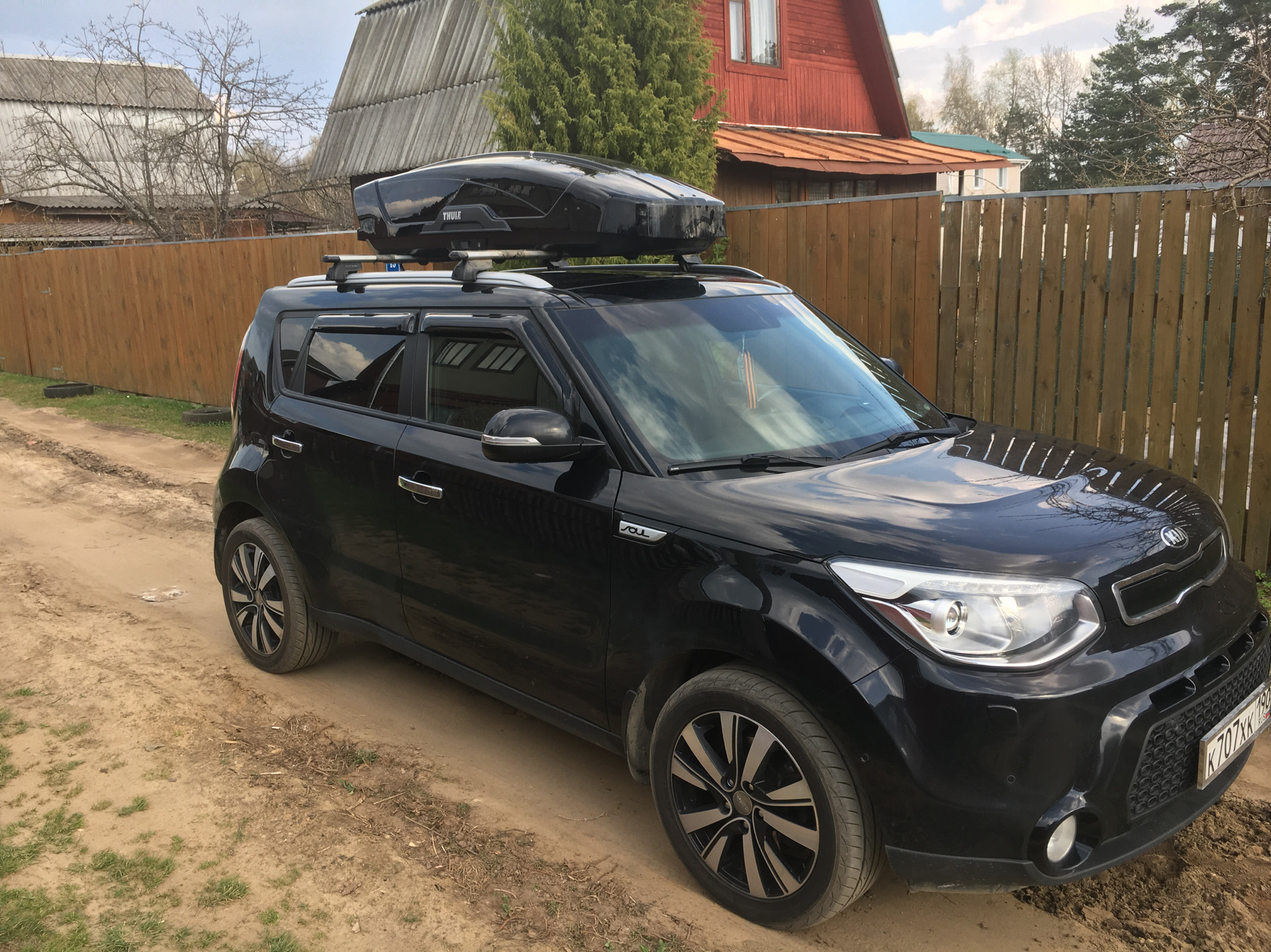 Багажник на крышу. И наконец поставил летние катки. — KIA Soul (2G), 1,6 л,  2014 года | аксессуары | DRIVE2