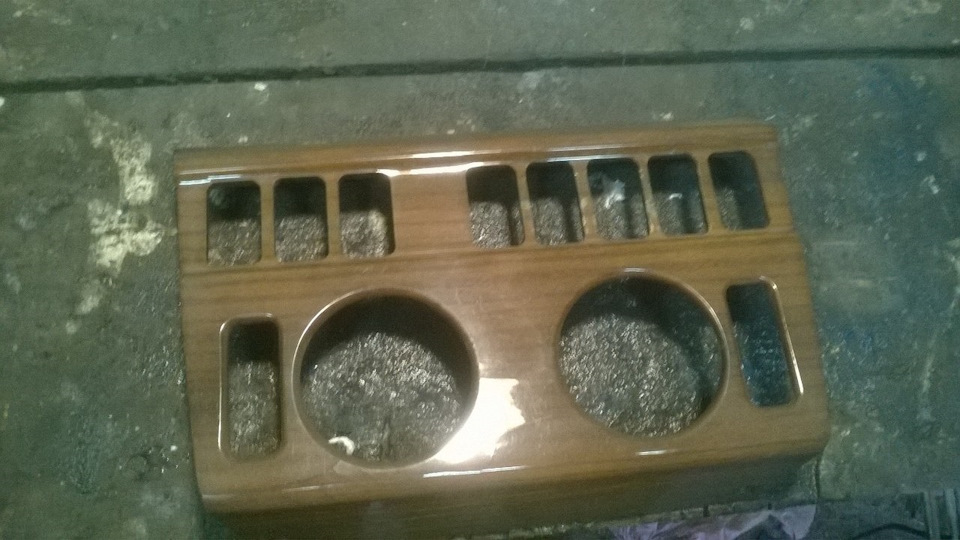 Полировка салонного дерева — Mercedes-Benz E-class (W124), 2 л, 1992 ...