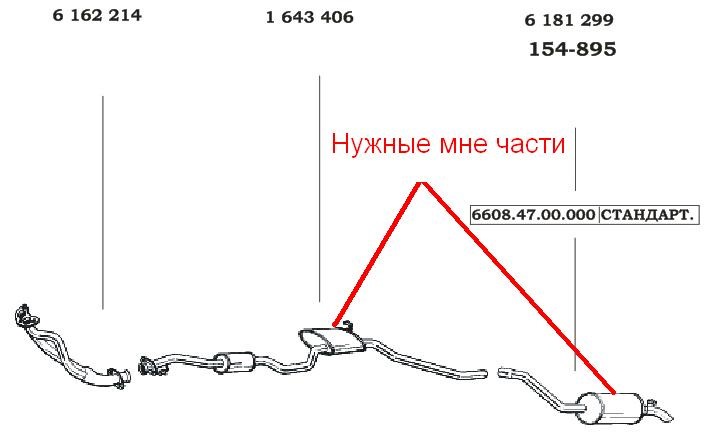 Форд фокус 2 схема выхлопной системы