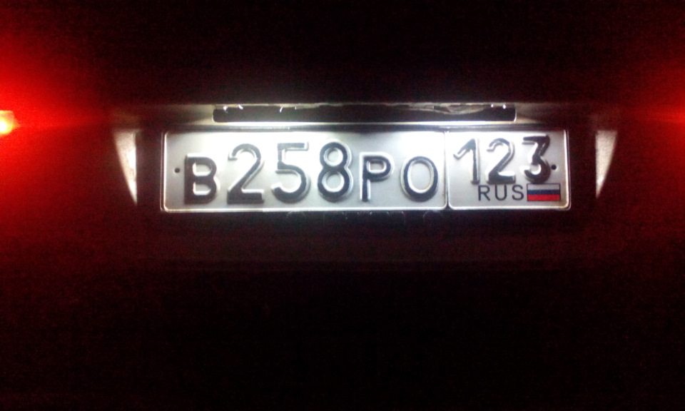 🔦LED подсветка номера🔦 — Mazda 3 (1G) BK, 1,6 л, 2007 года | стайлинг ...