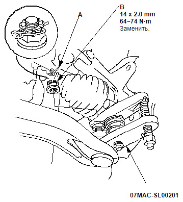 Как поменять шпильку на переднем колесе хонда фит