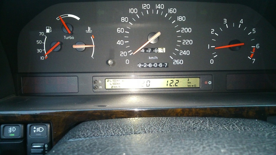 расход топлива — Volvo 850 R, 2 л, 1996 года | наблюдение | DRIVE2