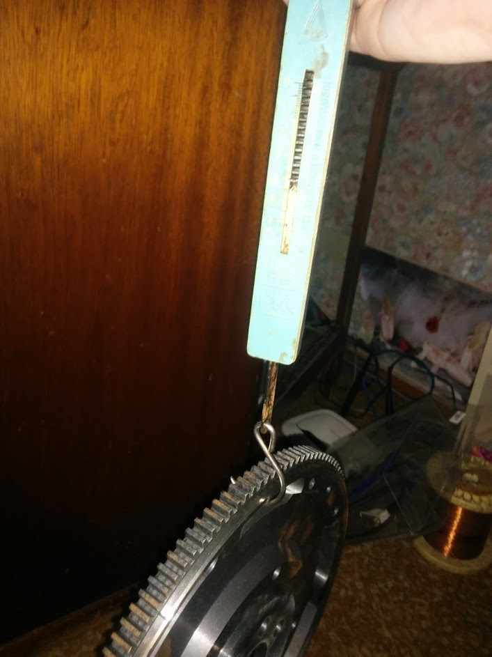 Облегченный маховик 2110 с венцом 2108 — Lada 2109, 1,6 л, 1988 года ...