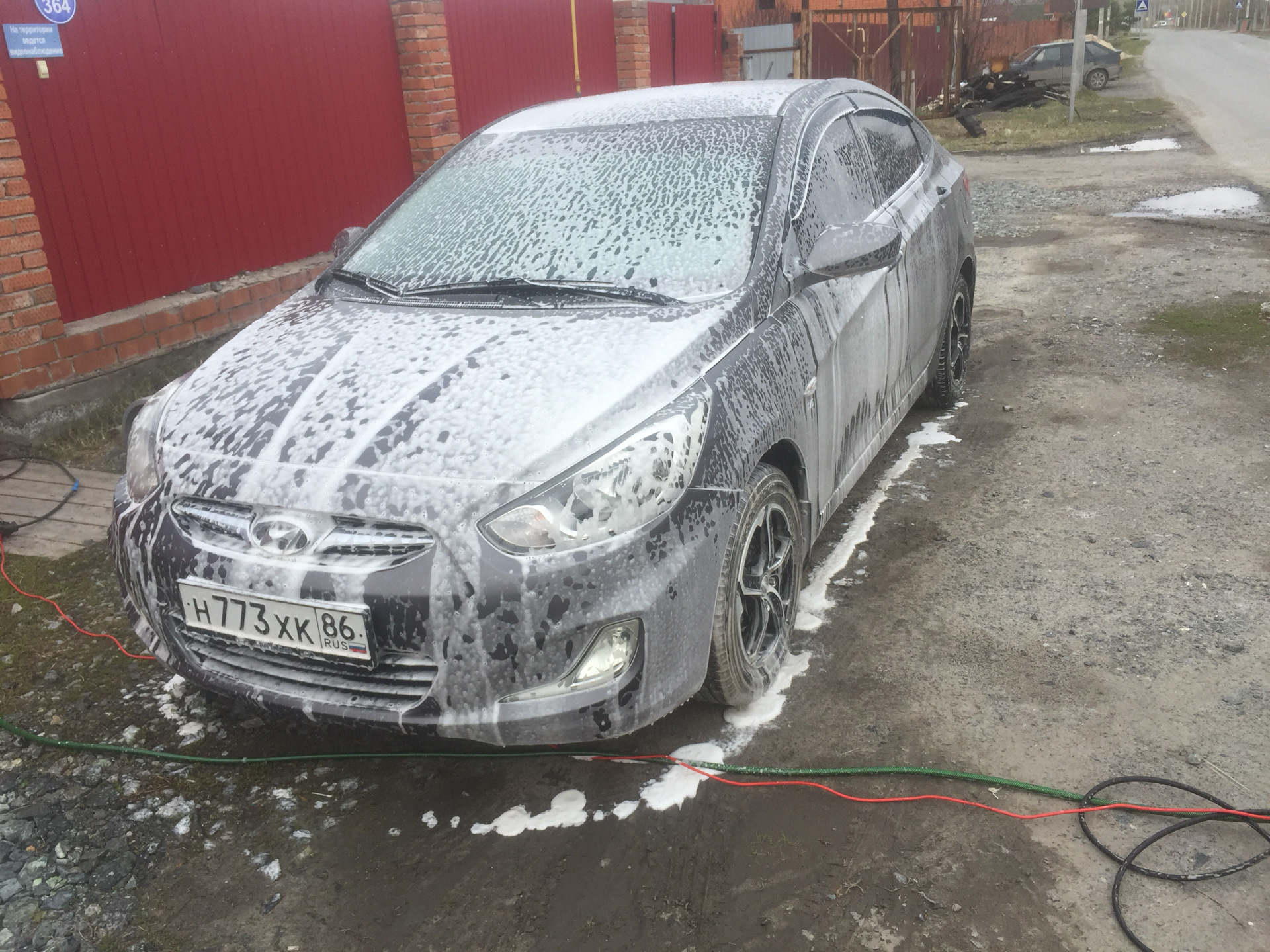 Мойка — Hyundai Solaris, 1,6 л, 2012 года | мойка | DRIVE2
