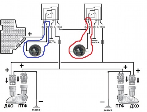 Как включить своими руками ходовые огни шкода октавия а5 - форум Skoda Octavia