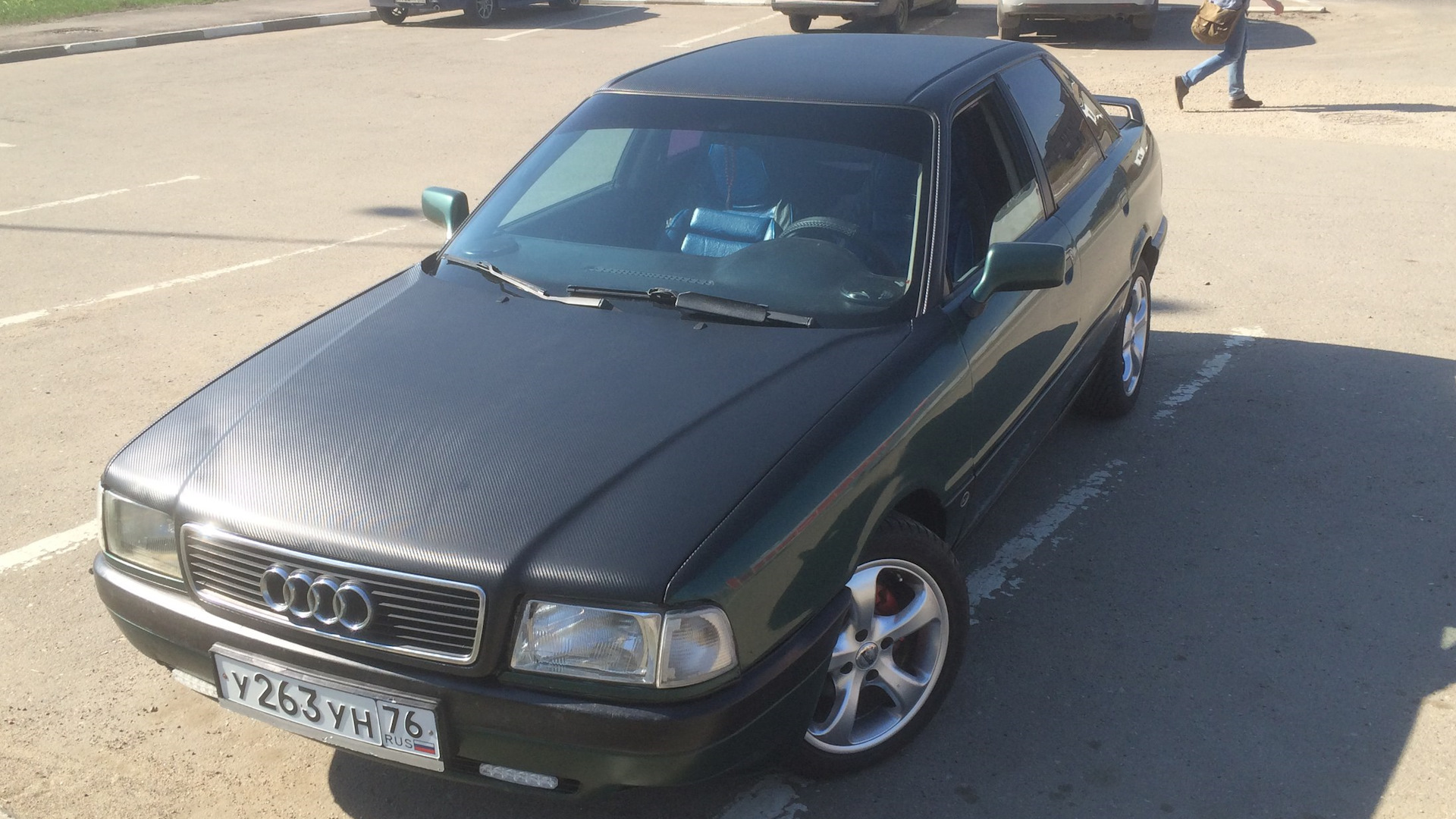 Audi 80 (B3) 2.0 бензиновый 1991 | Изумрудно-Зелёный на DRIVE2