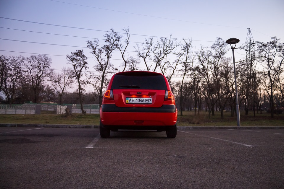 Hyundai getz задние фонари тюнинг