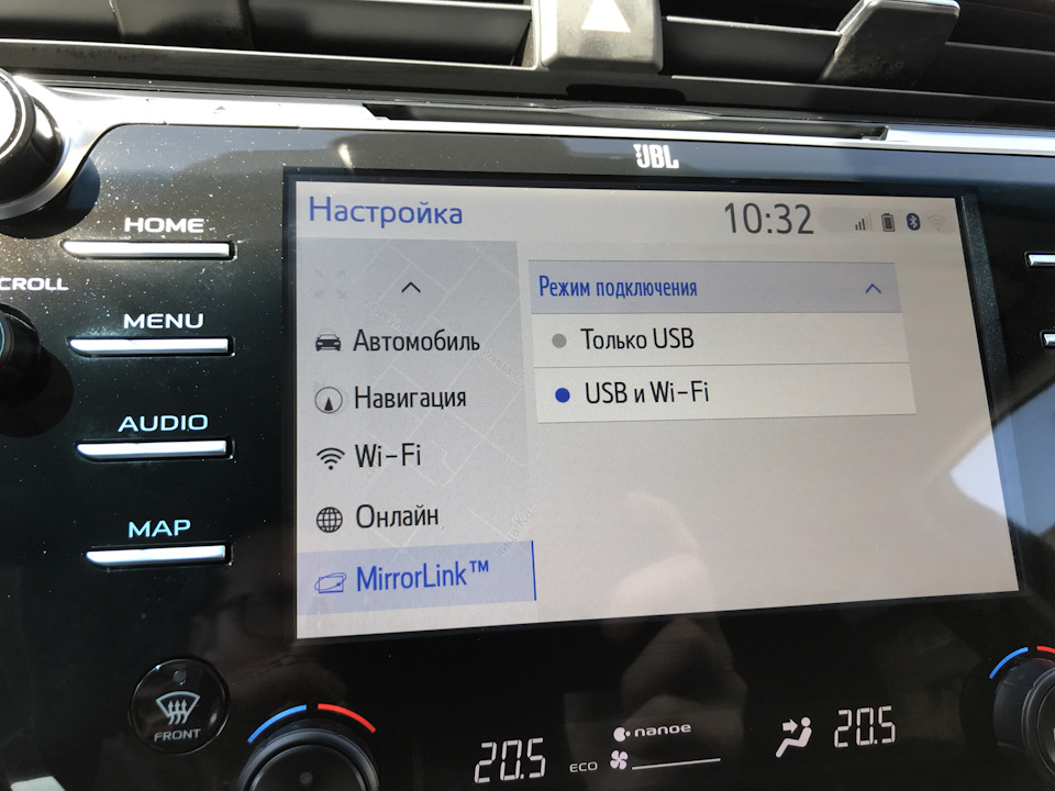 Камри подключение телефона Как подключить? - Toyota Camry (XV70), 2,5 л, 2018 года просто так DRIVE2