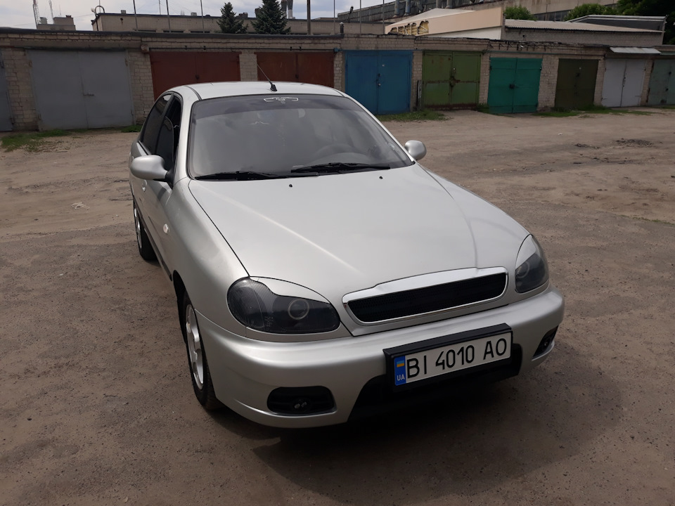 Как разобрать решетку радиатора ланос