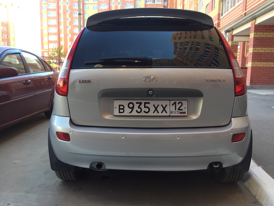 Шильдик — Lada Калина Хэтчбек (1G), 1,6 л, 2009 года | стайлинг | DRIVE2