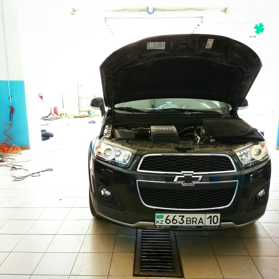 Газовое ТО в компании Green Auto. — Chevrolet Captiva (1G), 2,4 л, 2013  года | плановое ТО | DRIVE2