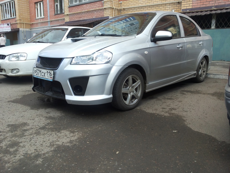 Chevrolet aveo t250 бампер тюнинг