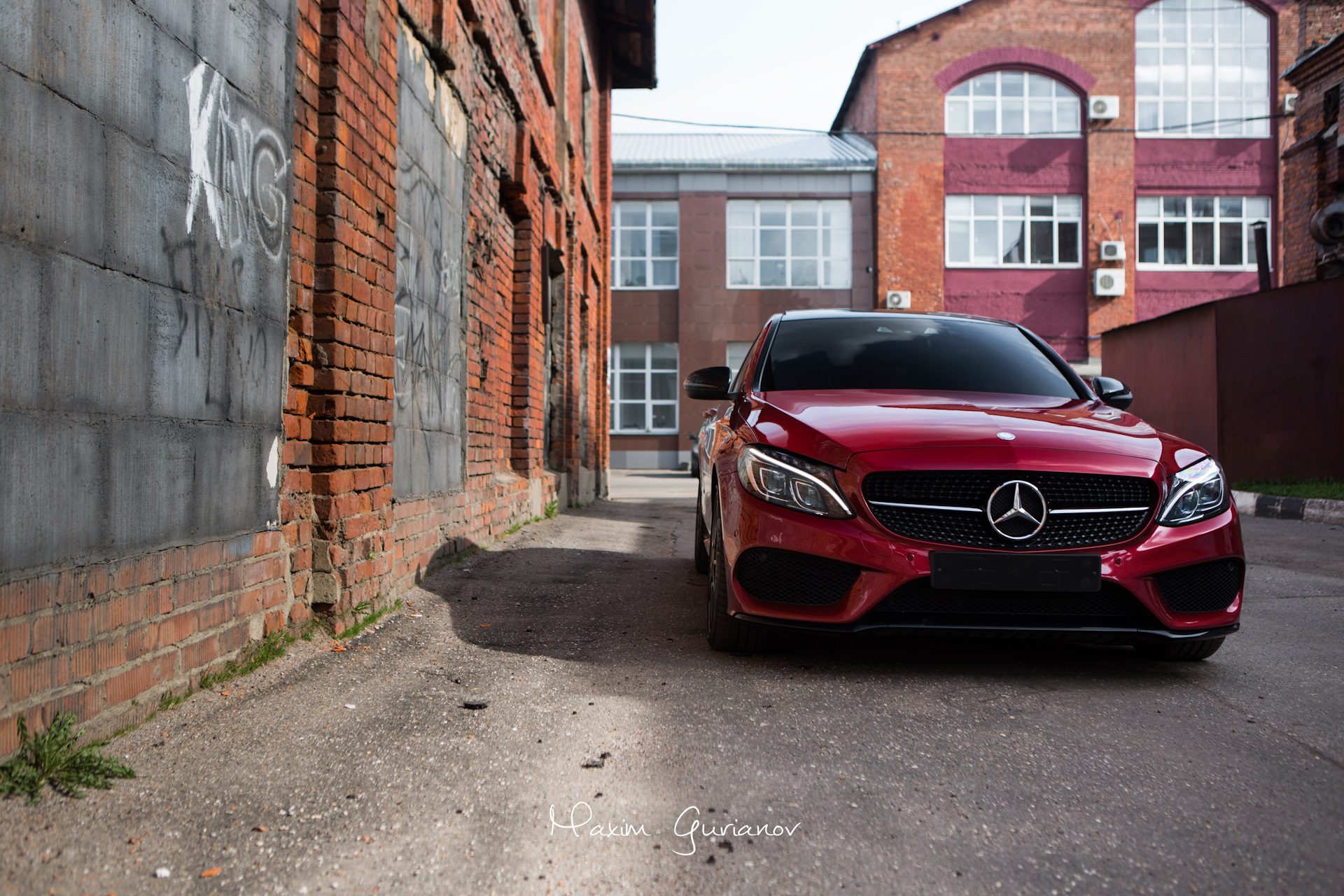 Mercedes w205 AMG Red