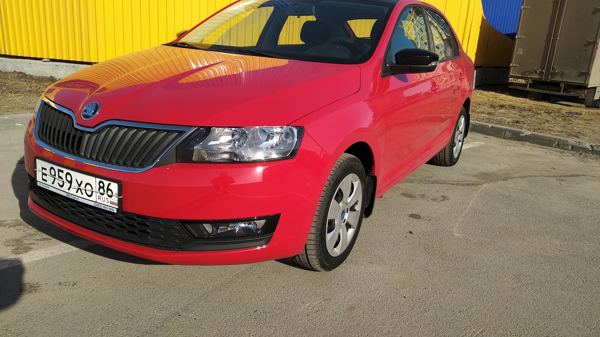 Skoda Rapid (1G) 1.6 бензиновый 2018 | Active 1,6 Сургут Surgut на DRIVE2