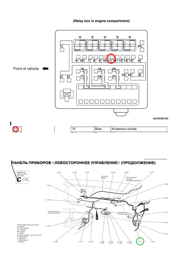 Mitsubishi lancer 9 схема предохранителей