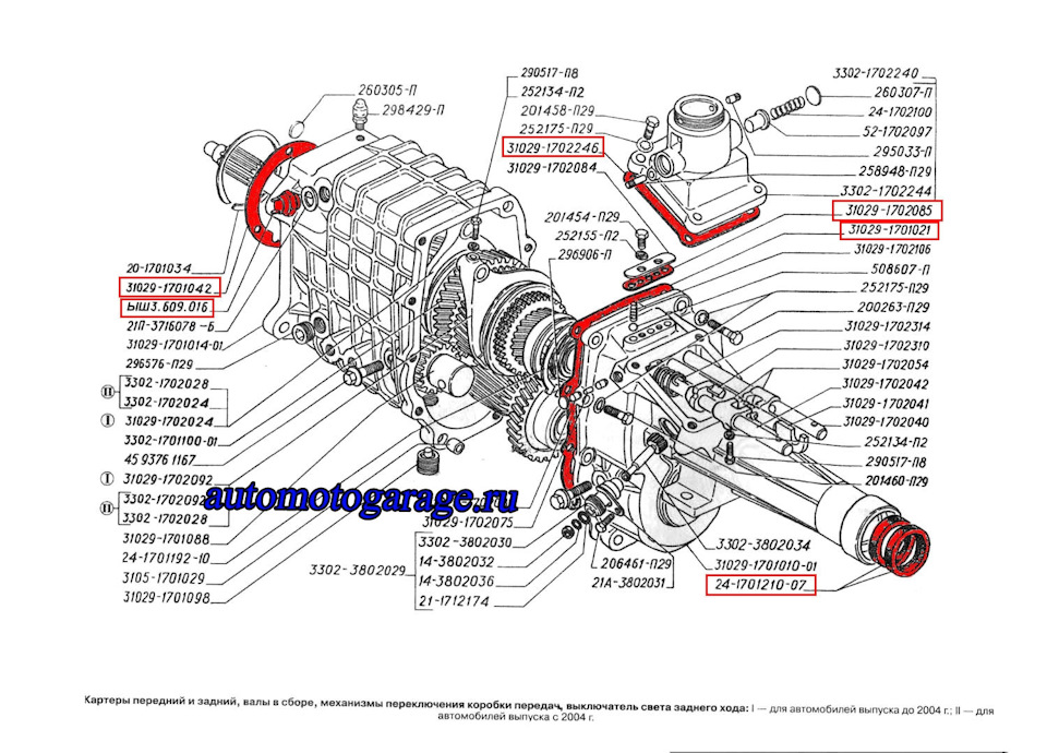 Кпп газ 4301 схема