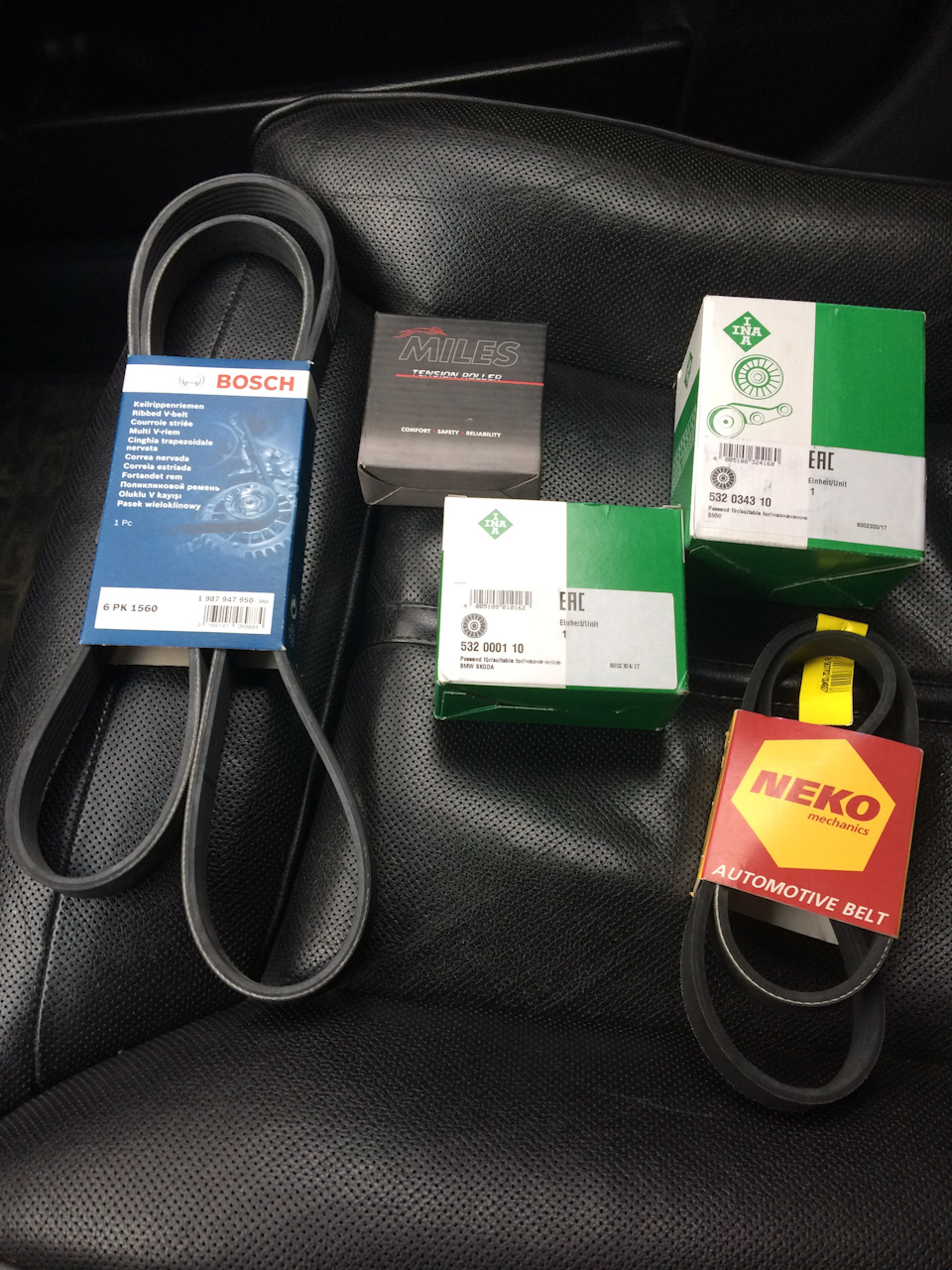 Замена ремней и роликов — BMW 5 series (E60), 3 л, 2003 года | визит на ...