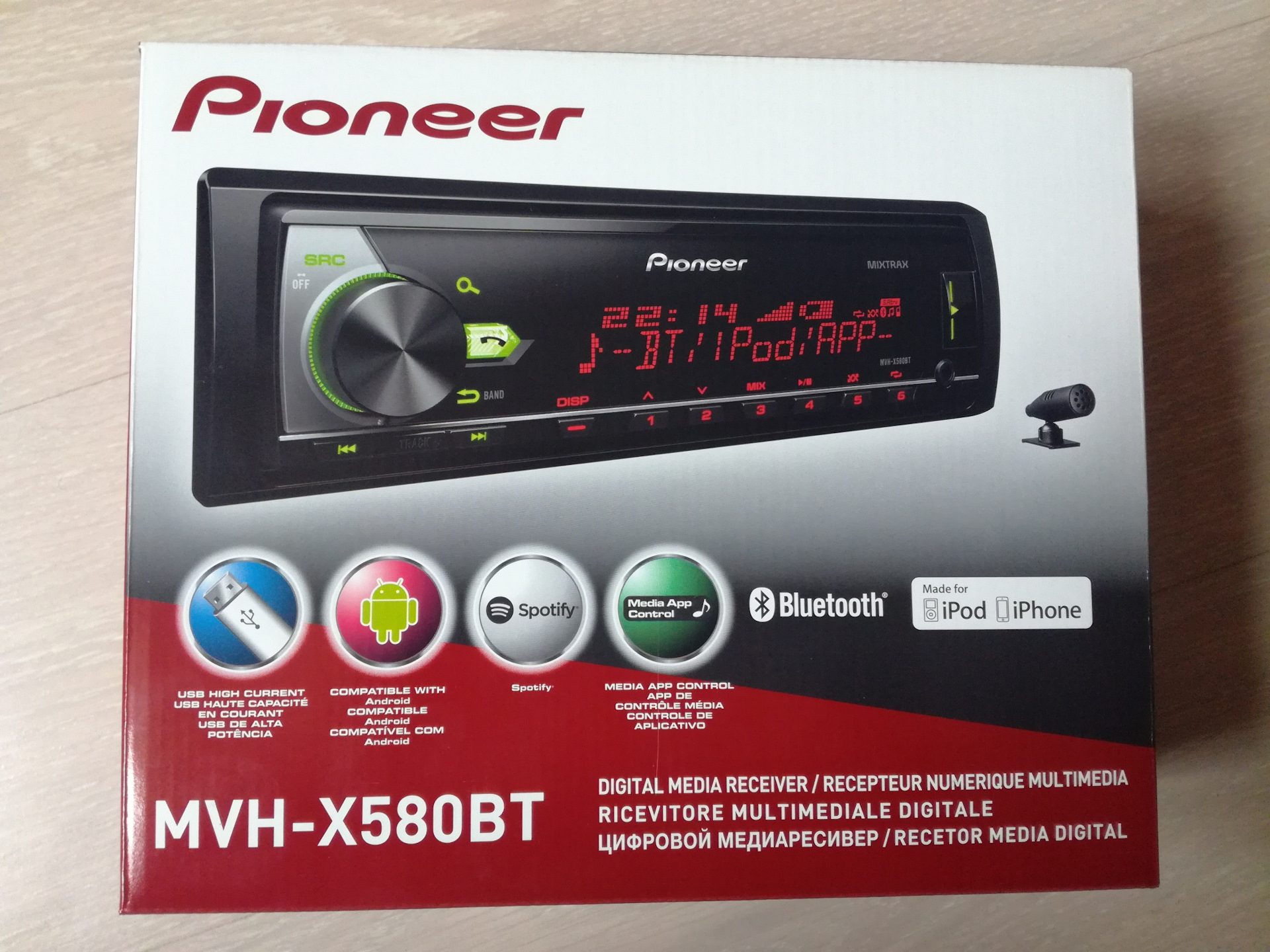 pioneer mvh x580bt схема