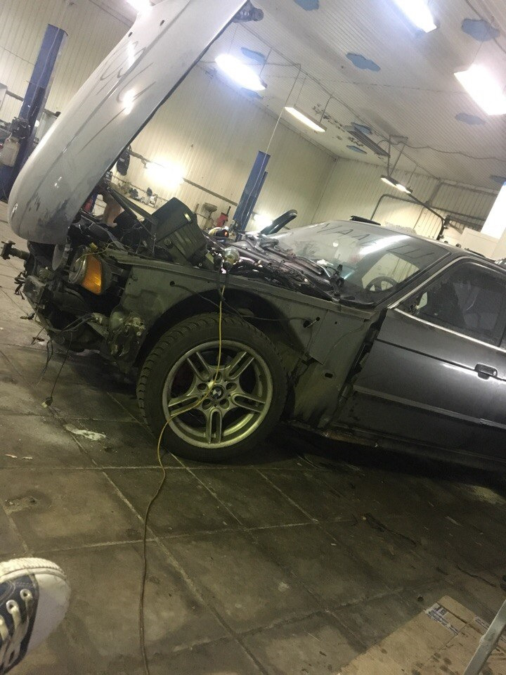 перекрас машины ч1 — BMW 5 series (E34), 4 л, 1988 года | визит на ...