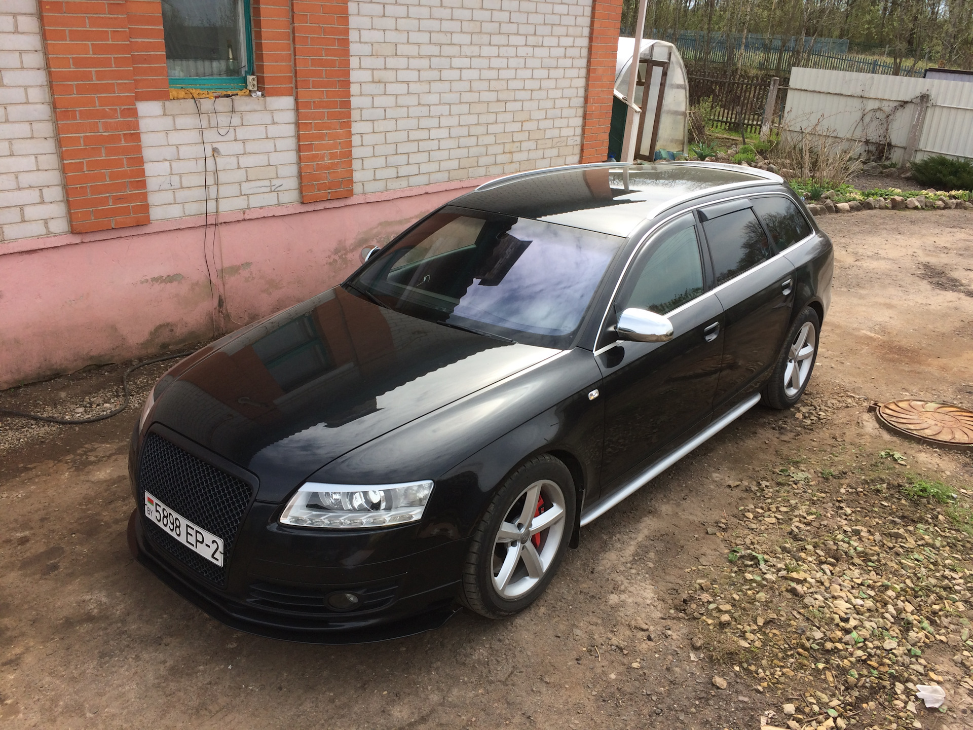 №225 Установка и покраска.Порогов Audi A6 C6 4F 04- универсал CSR  Automotive SS33))) — Audi A6 Avant (C6), 2 л, 2005 года | стайлинг | DRIVE2