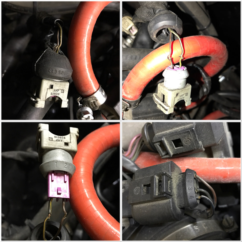 95% разъемов в таком состоянии — датчики/форсунки, очередной раз удивляюсь как оно ехало? — Audi Allroad (C5)