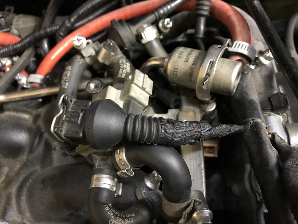 Прячем все под новый слой изоленты — Audi Allroad (C5)