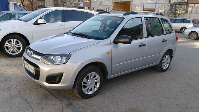 Lada Kalina wagon Пепелац с гравицапой