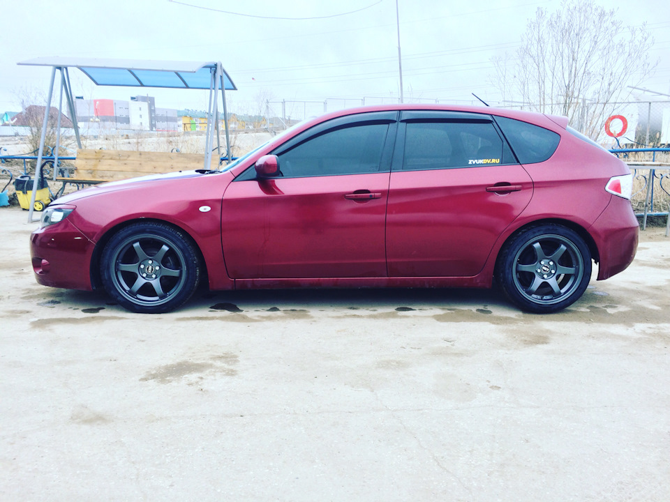 Занижение subaru impreza gh