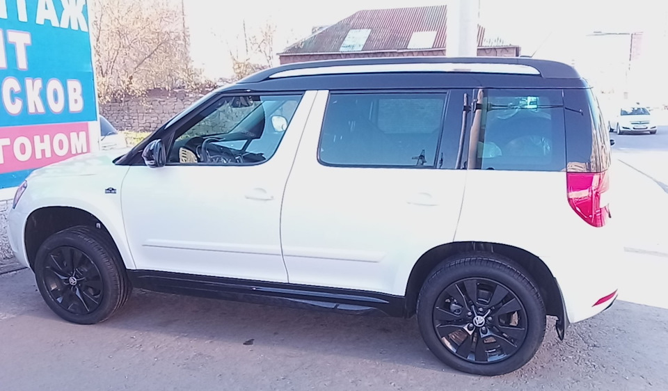 Шиномонтаж + хуперы на диски — Skoda Yeti, 1,8 л, 2017 года | стайлинг ...