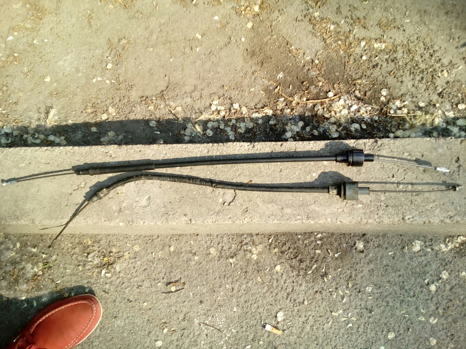 Трос сцепления (не будем ждать когда умрет) — Ford Escort Mk5, 1,6 л ...